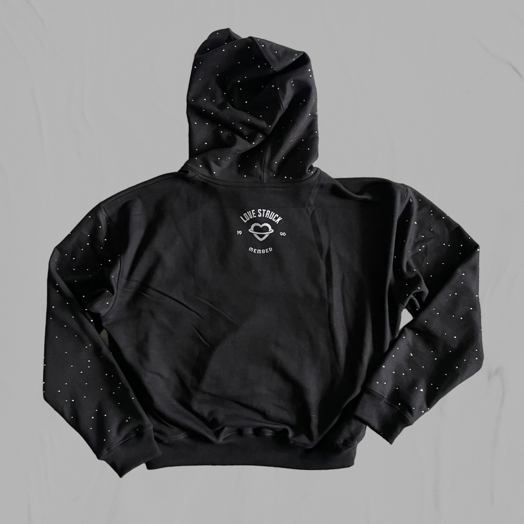 "Night Love" Rhinestone Hoodie